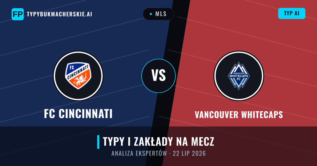 FC Cincinnati vs Vancouver Whitecaps — typy i zapowiedź meczu