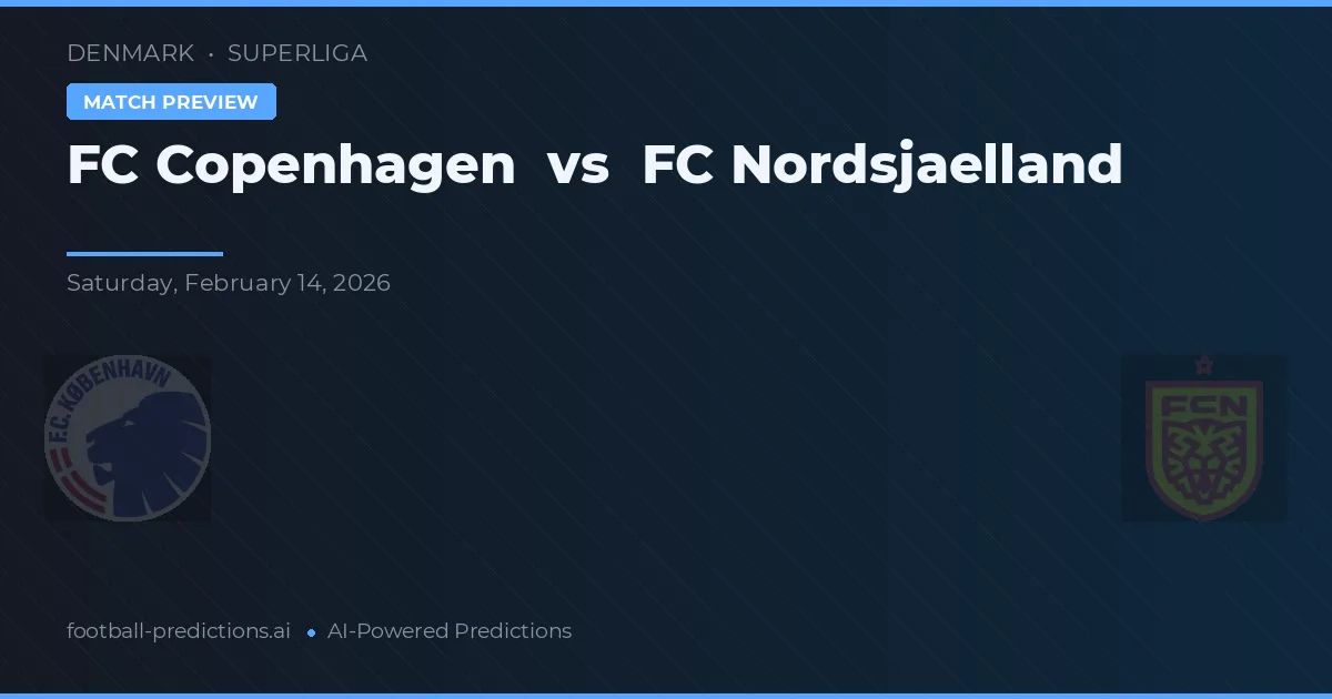 FC København vs FC Nordsjælland — typy i zapowiedź meczu