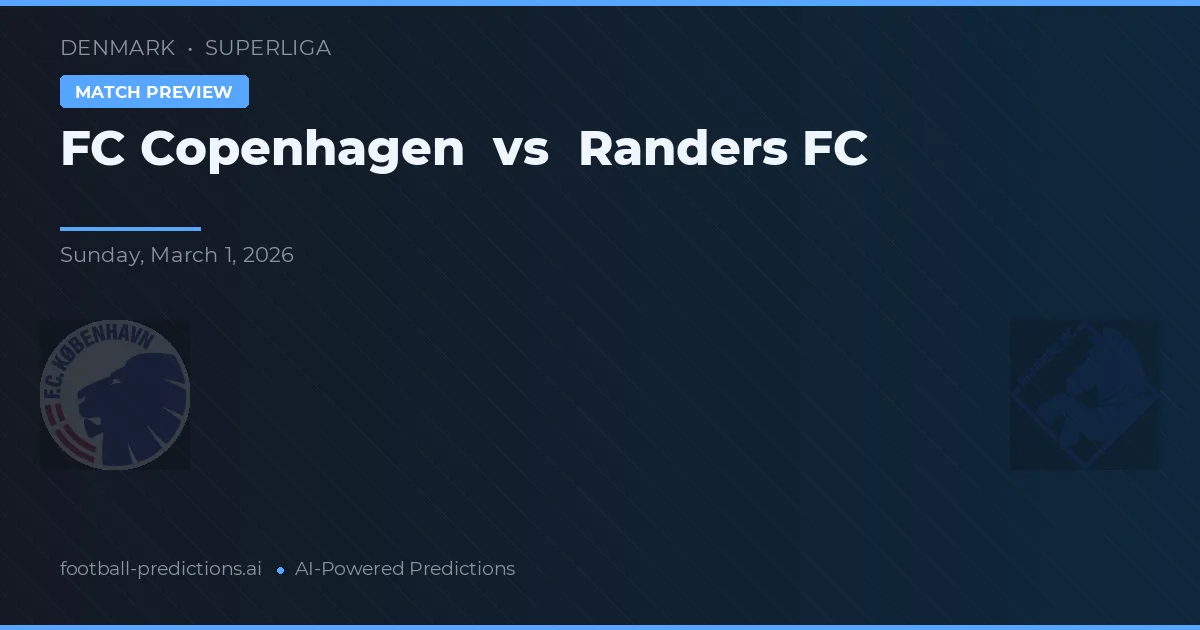 FC København vs Randers FC — typy i zapowiedź meczu