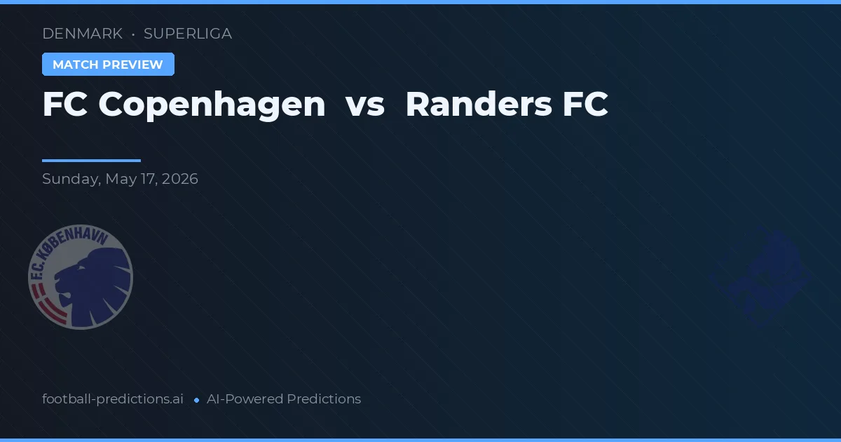 FC København vs Randers FC — typy i zapowiedź meczu