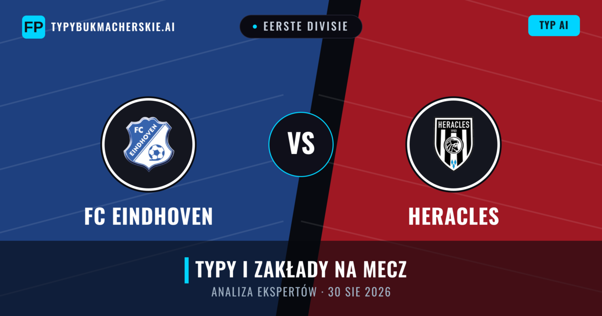 FC Eindhoven vs Heracles — typy i zapowiedź meczu