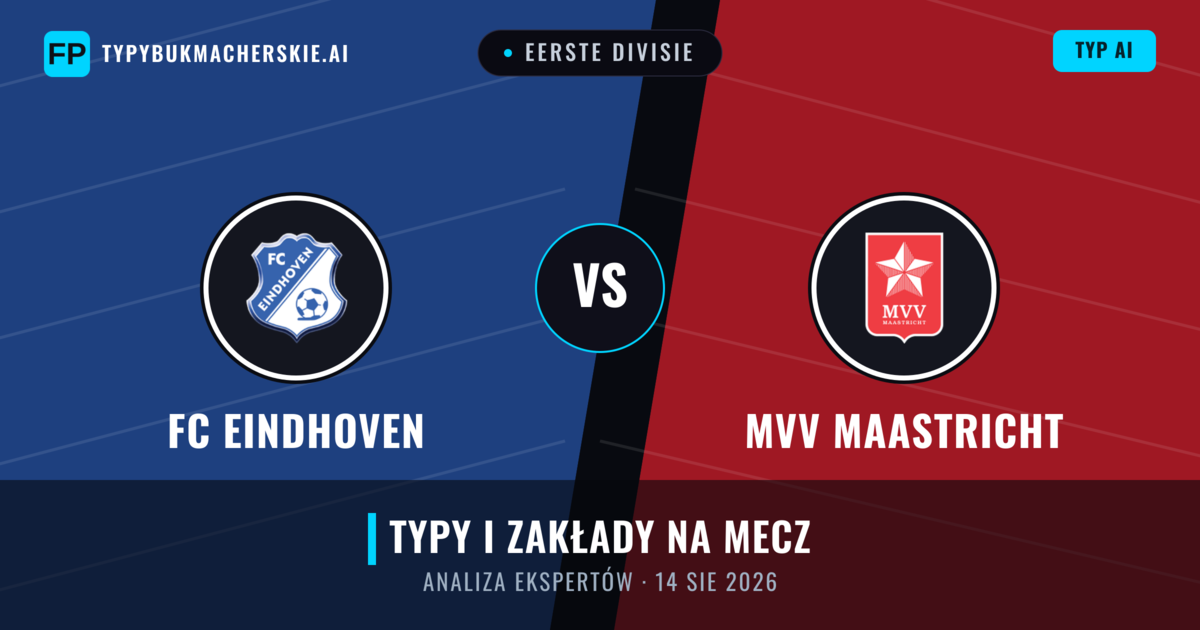 FC Eindhoven vs MVV Maastricht — typy i zapowiedź meczu