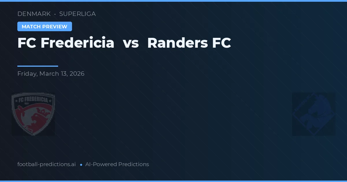 FC Fredericia vs Randers FC — typy i zapowiedź meczu