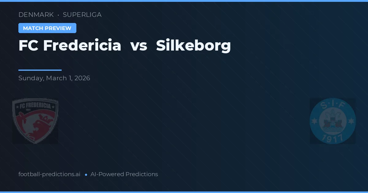 FC Fredericia vs Silkeborg — typy i zapowiedź meczu