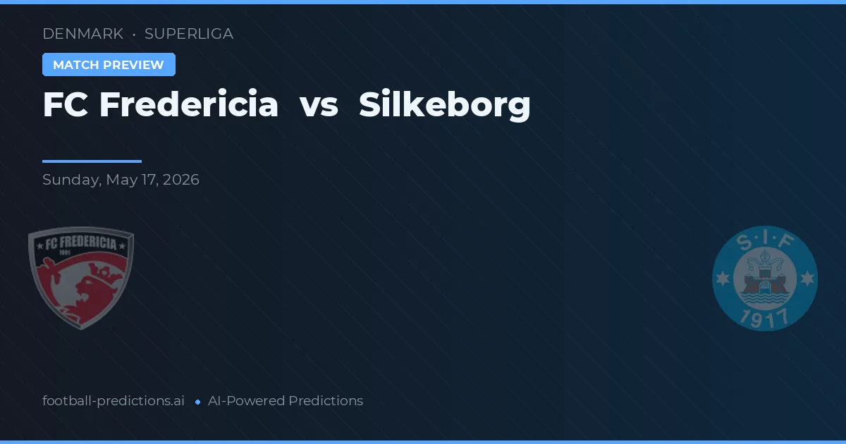FC Fredericia vs Silkeborg — typy i zapowiedź meczu