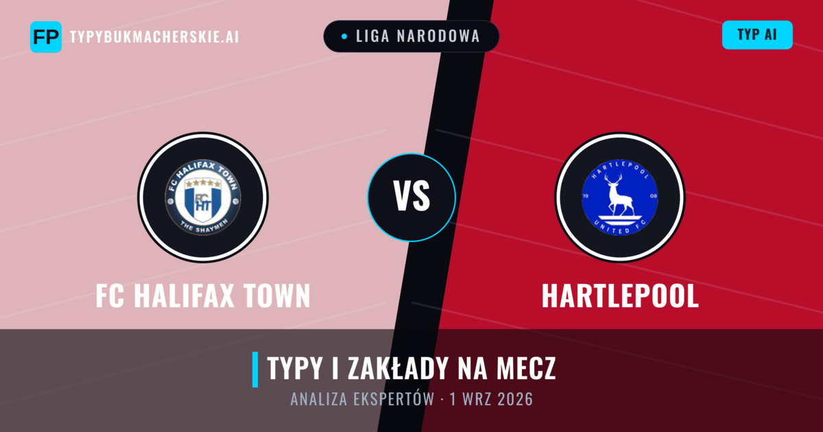 FC Halifax Town vs Hartlepool — typy i zapowiedź meczu
