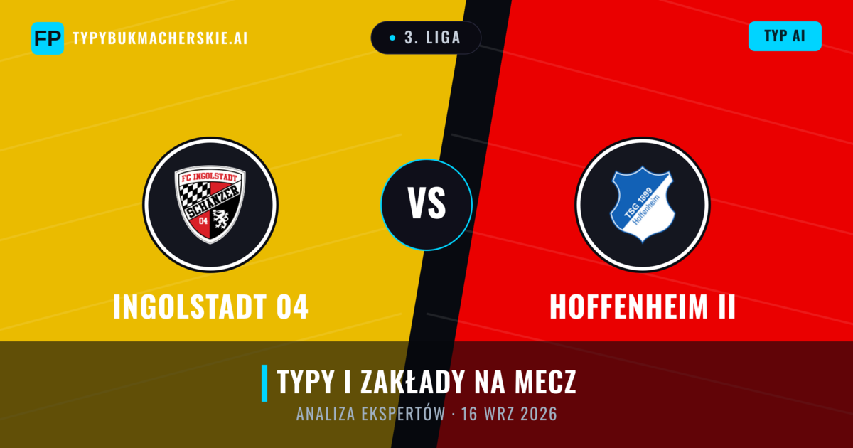 Ingolstadt 04 vs Hoffenheim II — typy i zapowiedź meczu