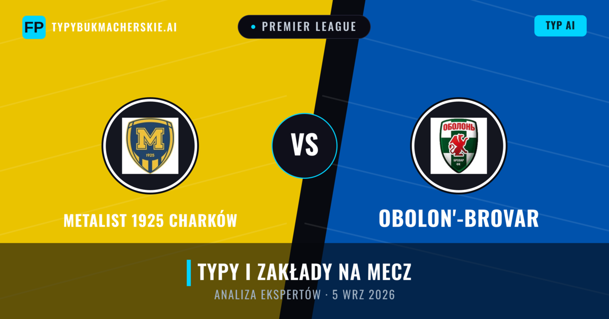 Metalist 1925 Charków vs Obolon'-Brovar — typy i zapowiedź meczu