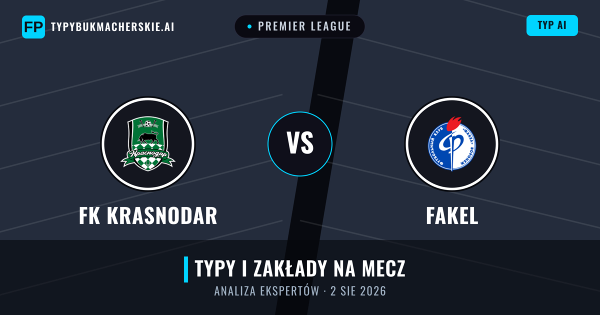 FK Krasnodar vs Fakel — typy i zapowiedź meczu