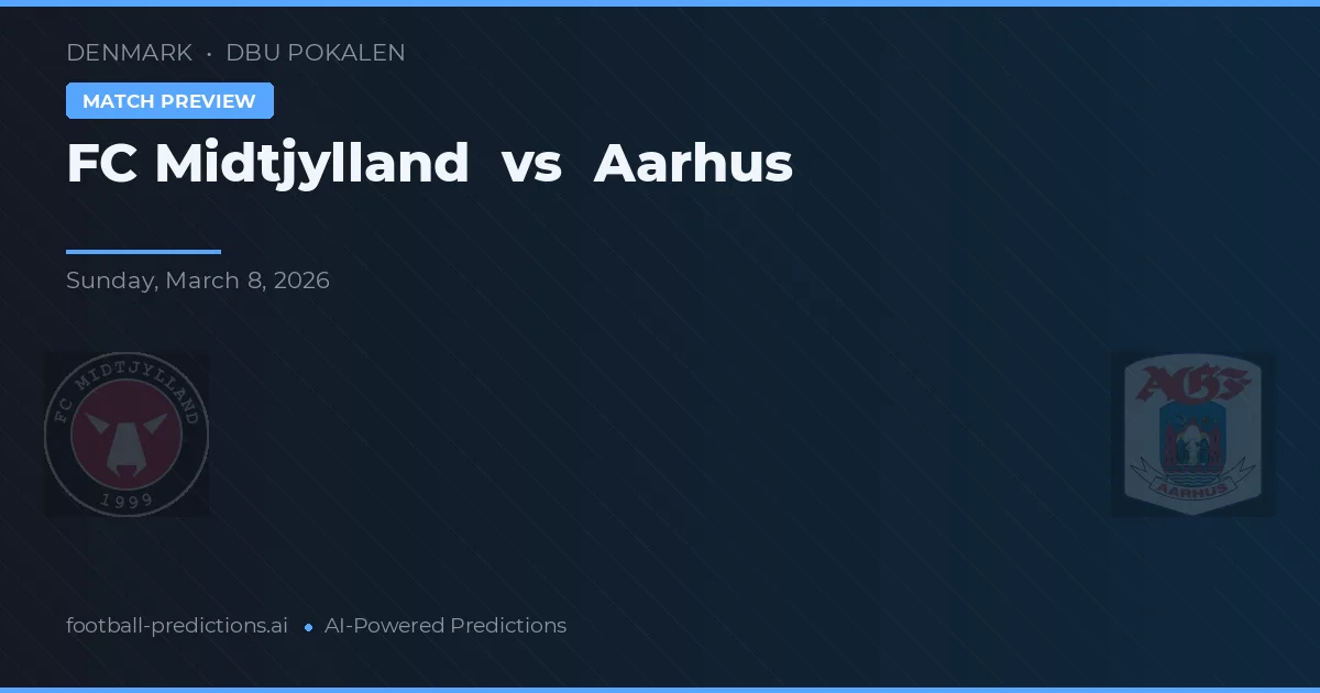 FC Midtjylland vs Aarhus GF — typy i zapowiedź meczu