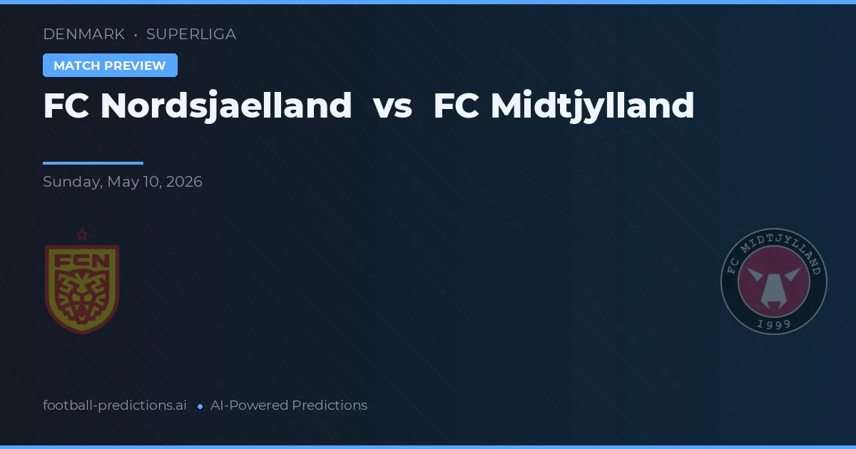 FC Nordsjælland vs FC Midtjylland — typy i zapowiedź meczu