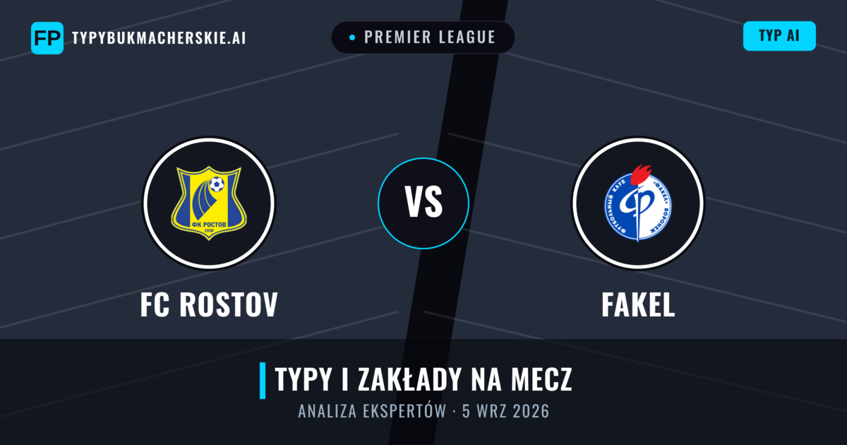 FC Rostov vs Fakel — typy i zapowiedź meczu