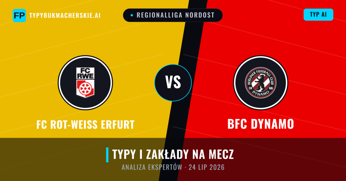 FC Rot-Weiß Erfurt vs BFC Dynamo — typy i zapowiedź meczu