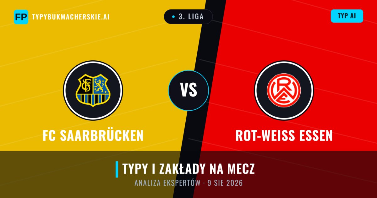 FC Saarbrücken vs Rot-Weiß Essen — typy i zapowiedź meczu