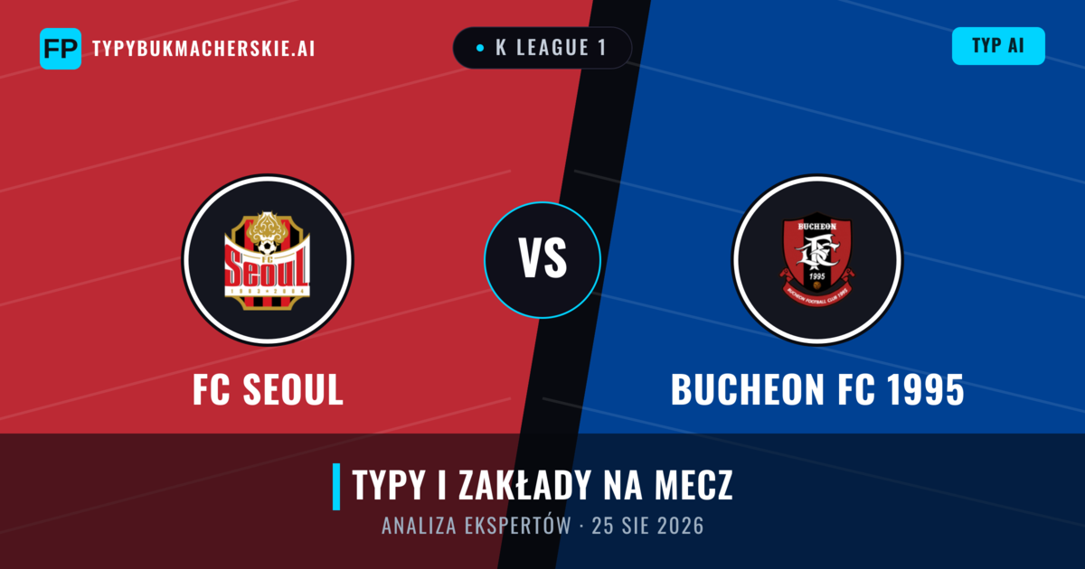 FC Seoul vs Bucheon FC 1995 — typy i zapowiedź meczu