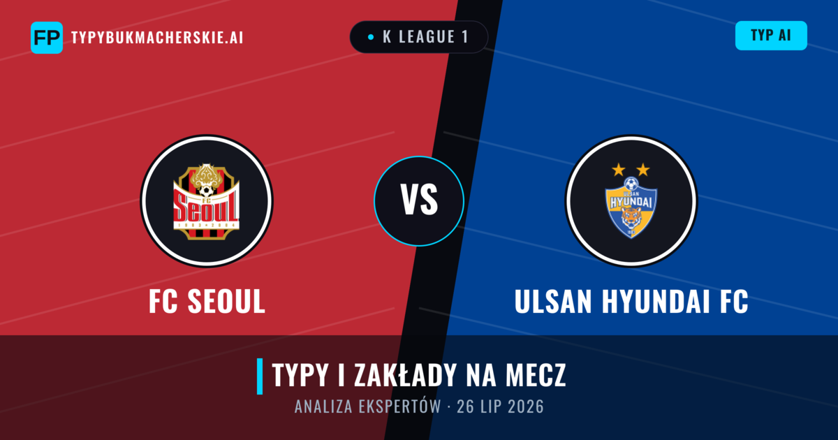 FC Seoul vs Ulsan Hyundai FC — typy i zapowiedź meczu
