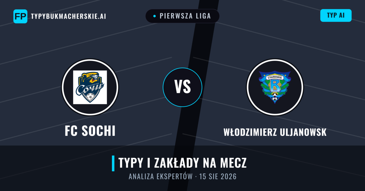 FC Sochi vs Włodzimierz Uljanowsk — typy i zapowiedź meczu