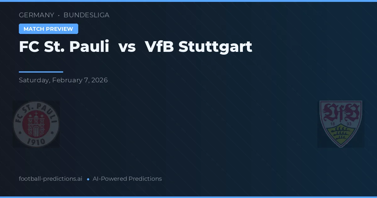 FC St. Pauli vs VfB Stuttgart — typy i zapowiedź meczu