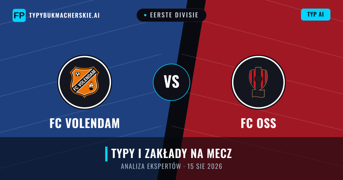 FC Volendam vs FC OSS — typy i zapowiedź meczu