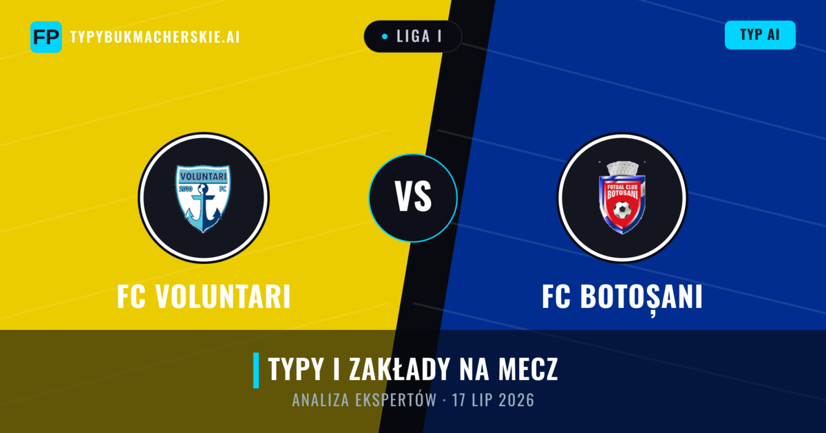 FC Voluntari vs FC Botoșani — typy i zapowiedź meczu