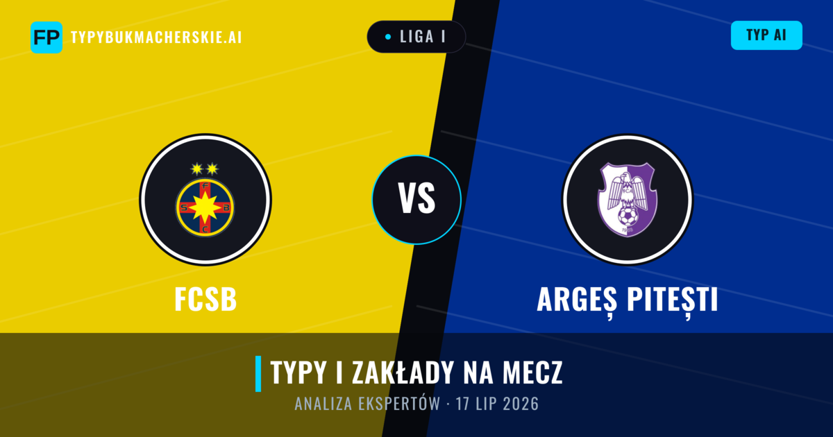 FCSB vs Argeș Pitești — typy i zapowiedź meczu