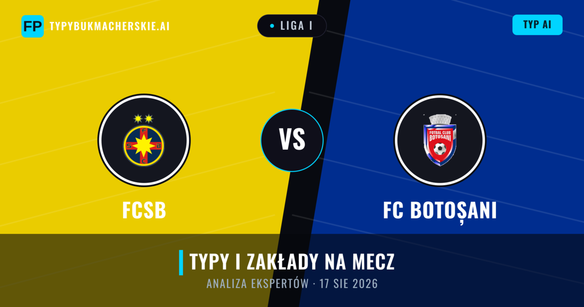 FCSB vs FC Botoșani — typy i zapowiedź meczu