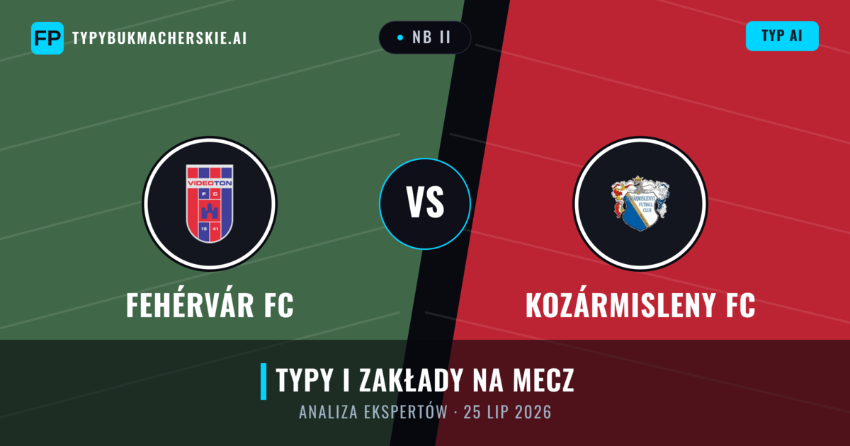 Fehérvár FC vs Kozármisleny FC — typy i zapowiedź meczu