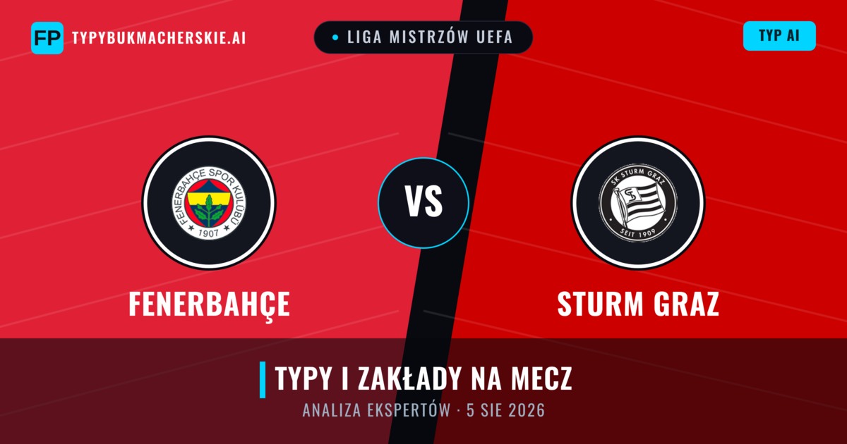 Fenerbahçe vs Sturm Graz — typy i zapowiedź meczu