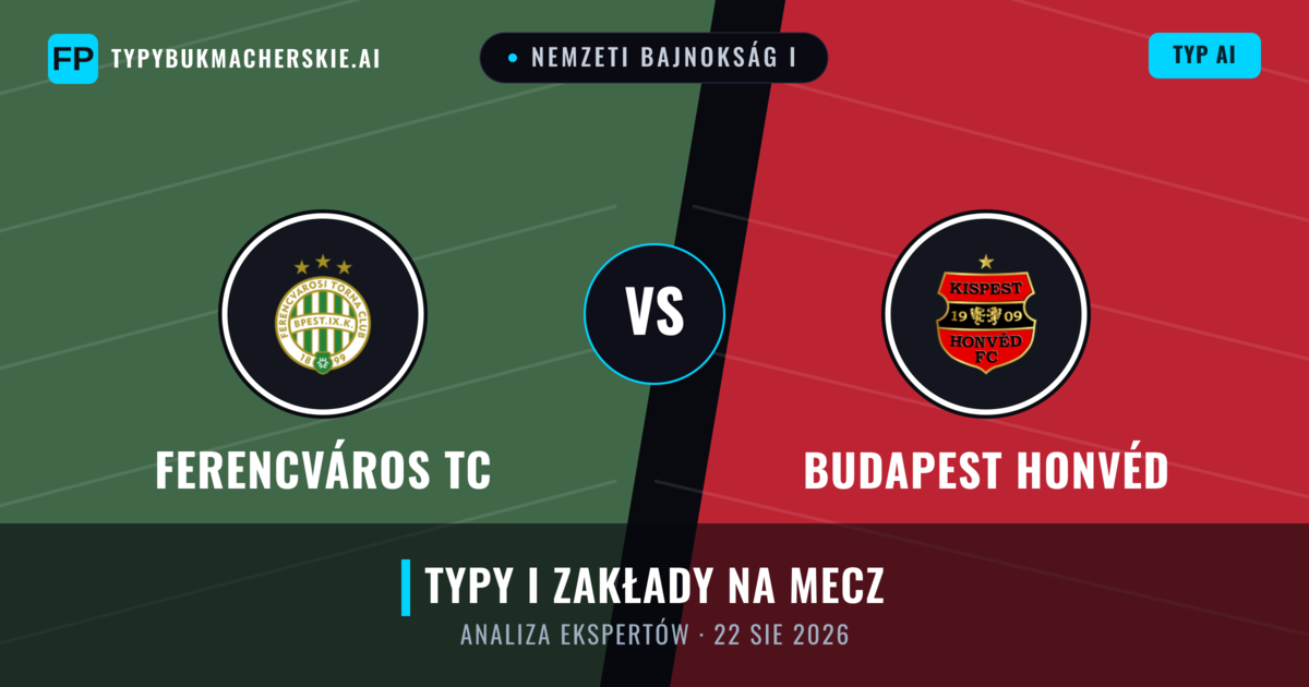 Ferencváros TC vs Budapest Honvéd — typy i zapowiedź meczu