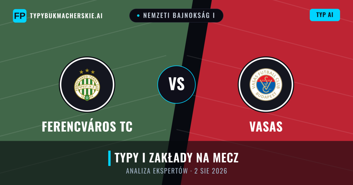 Ferencváros TC vs Vasas — typy i zapowiedź meczu