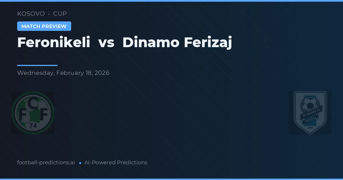 Feronikeli vs Dinamo Ferizaj — typy i zapowiedź meczu