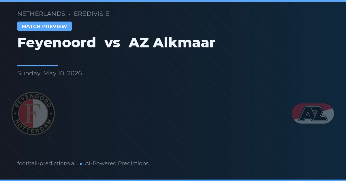 Feyenoord vs AZ Alkmaar — typy i zapowiedź meczu