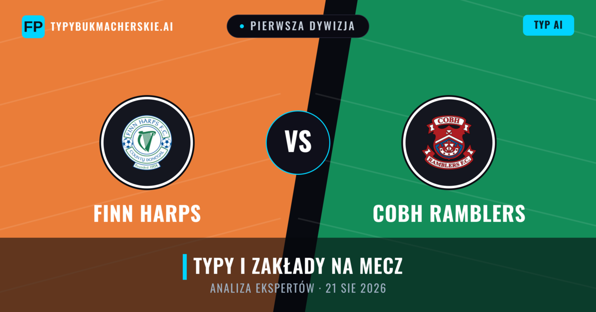 Finn Harps vs Cobh Ramblers — typy i zapowiedź meczu