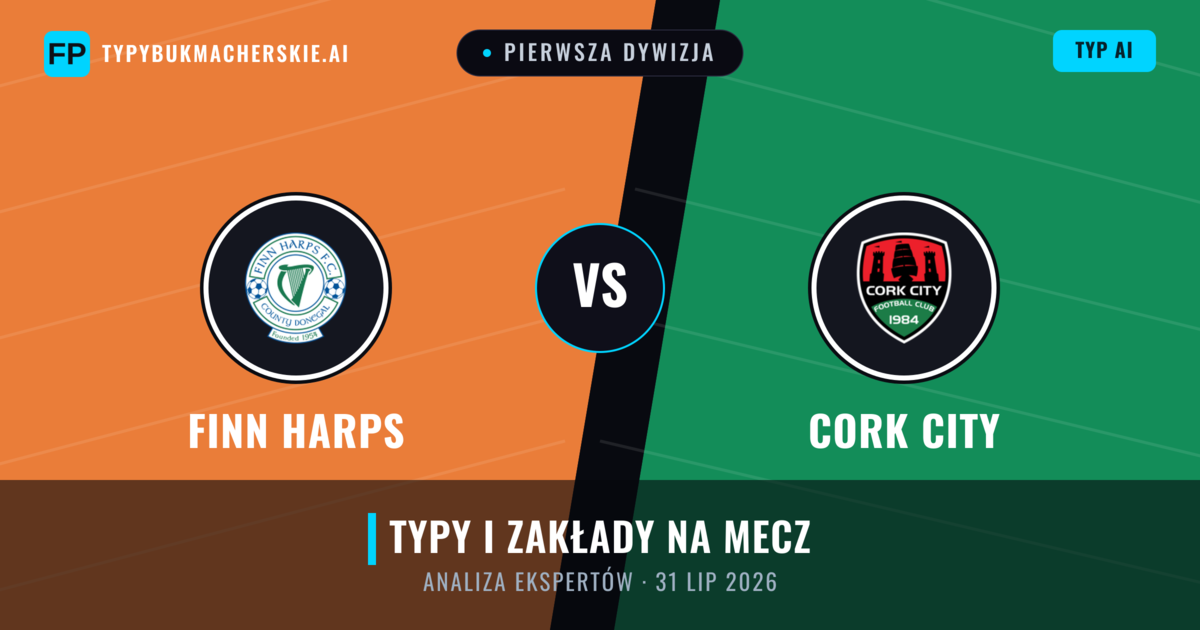Finn Harps vs Cork City — typy i zapowiedź meczu