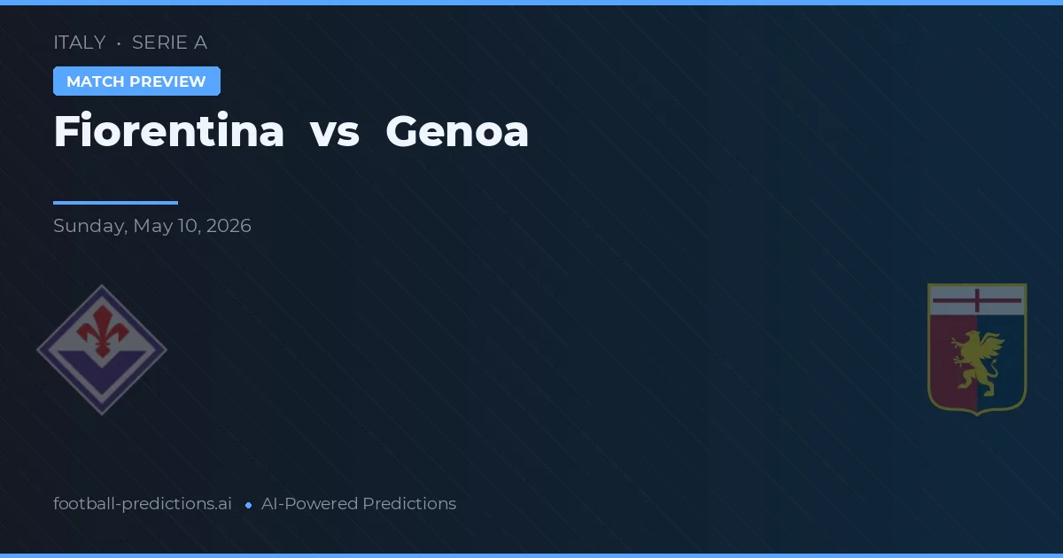 Fiorentina vs Genua — typy i zapowiedź meczu
