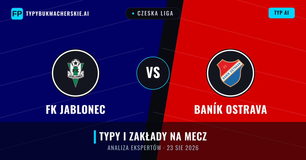 FK Jablonec vs Baník Ostrava — typy i zapowiedź meczu
