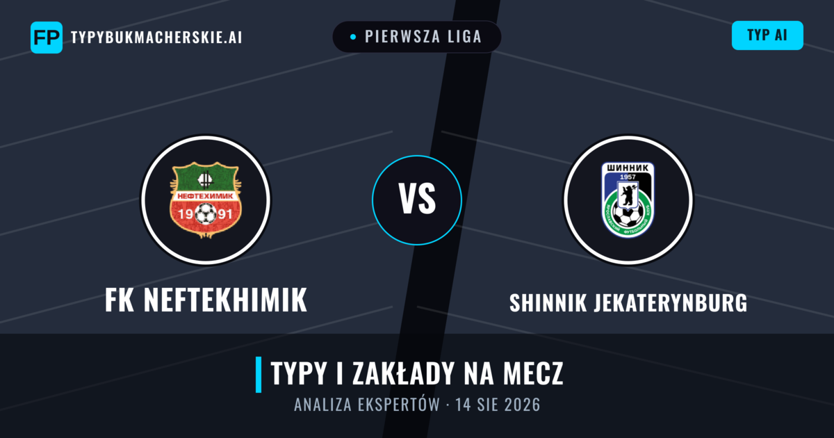FK Neftekhimik vs Shinnik Jekaterynburg — typy i zapowiedź meczu