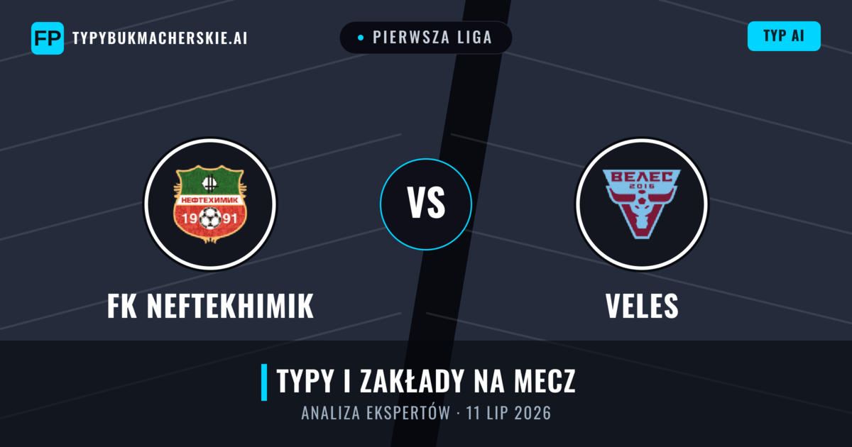 FK Neftekhimik vs Veles — typy i zapowiedź meczu