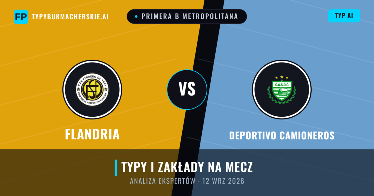 Flandria vs Deportivo Camioneros — typy i zapowiedź meczu