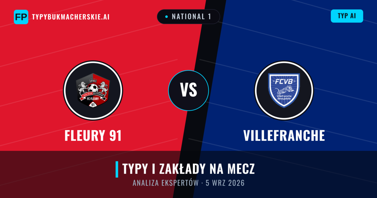 Fleury 91 vs Villefranche — typy i zapowiedź meczu