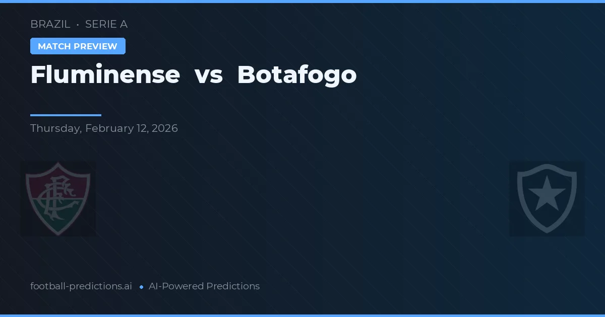 Fluminense vs Botafogo — typy i zapowiedź meczu