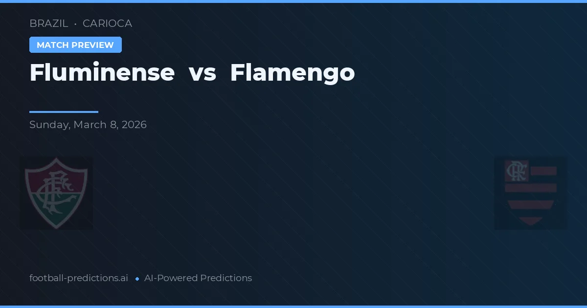 Fluminense vs Flamengo — typy i zapowiedź meczu