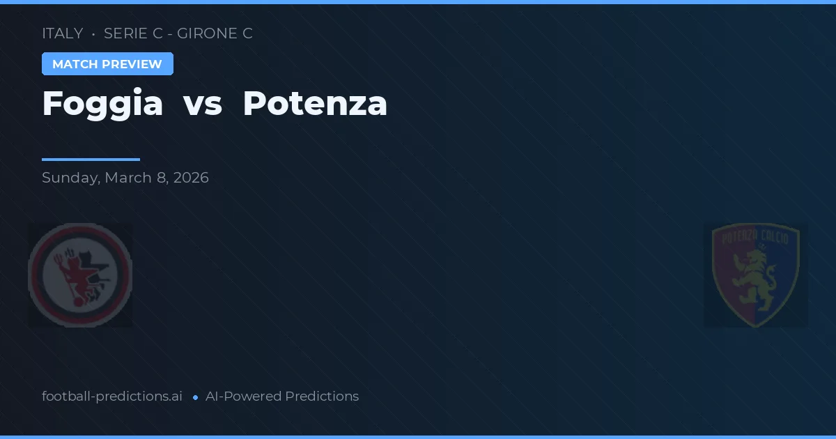 Foggia vs Potenza — typy i zapowiedź meczu