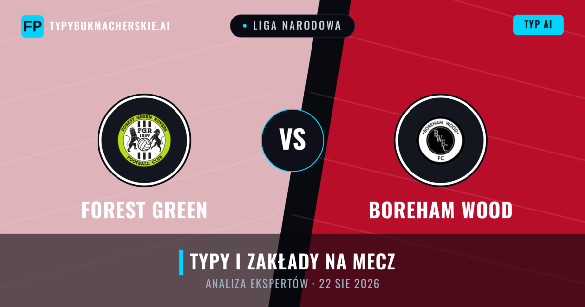Forest Green vs Boreham Wood — typy i zapowiedź meczu