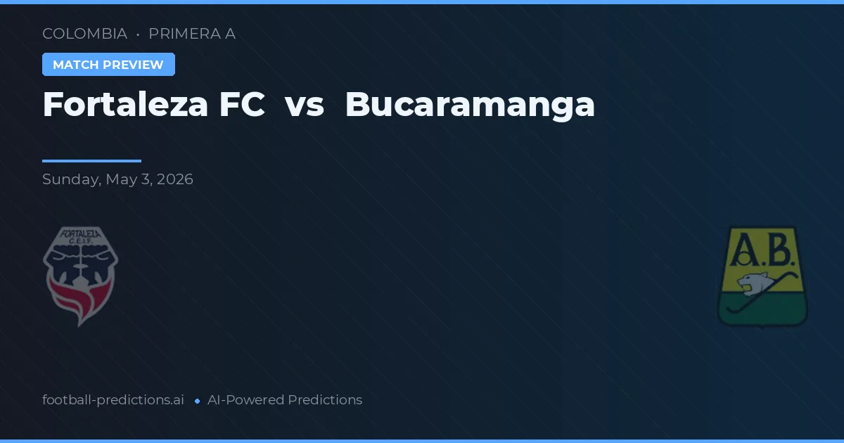 Fortaleza FC vs Bucaramanga — typy i zapowiedź meczu