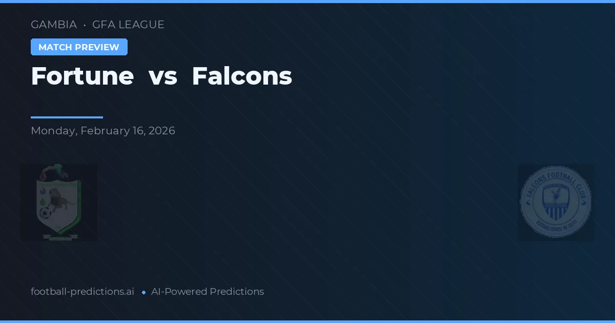 Fortune vs Falcons — typy i zapowiedź meczu