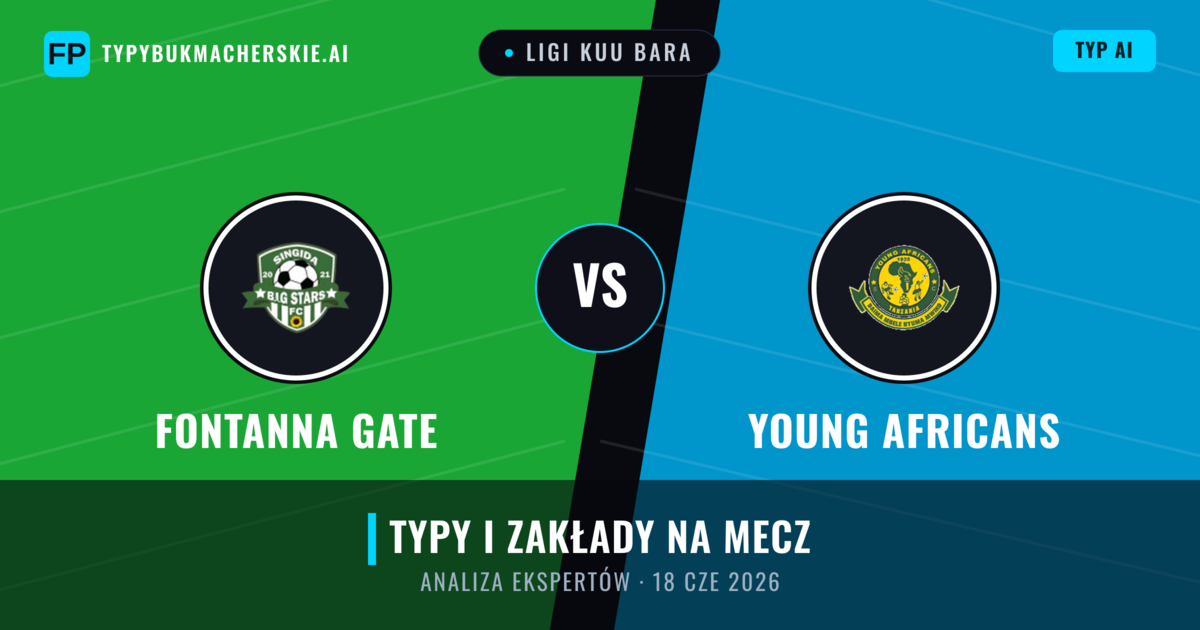 Fontanna Gate vs Young Africans — typy i zapowiedź meczu