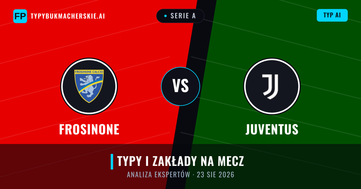 Frosinone vs Juventus — typy i zapowiedź meczu