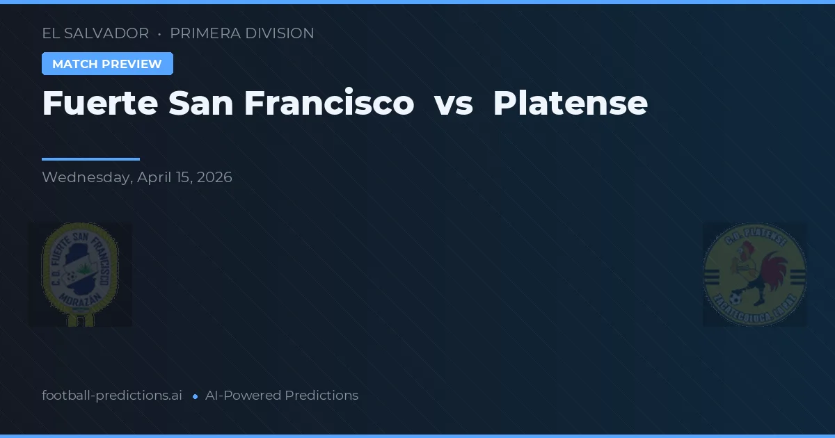Fuerte San Francisco vs Platense — typy i zapowiedź meczu