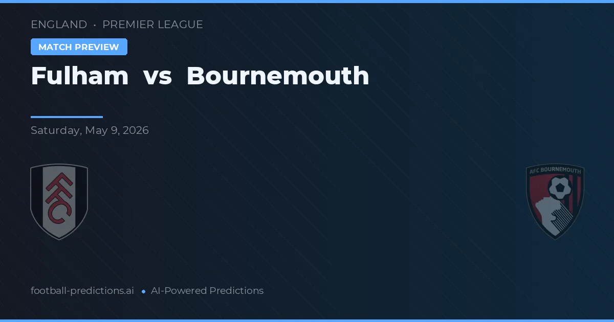 Fulham vs Bournemouth — typy i zapowiedź meczu